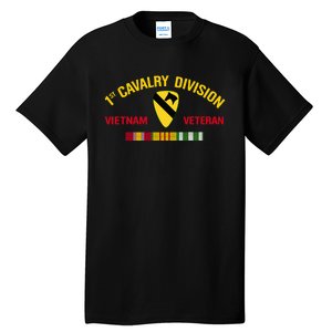 1st Cavalry Division Vietnam Veteran 1st Air Cav In Vietnam Tall T-Shirt