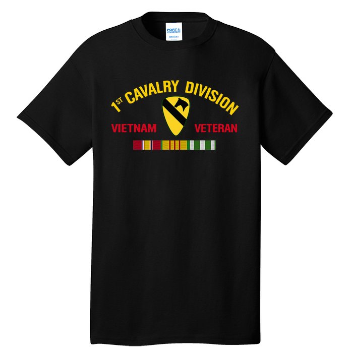 1st Cavalry Division Vietnam Veteran 1st Air Cav In Vietnam Tall T-Shirt