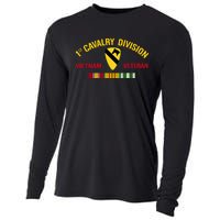 1st Cavalry Division Vietnam Veteran 1st Air Cav In Vietnam Cooling Performance Long Sleeve Crew