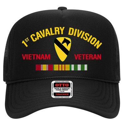 1st Cavalry Division Vietnam Veteran 1st Air Cav In Vietnam Trucker Hat