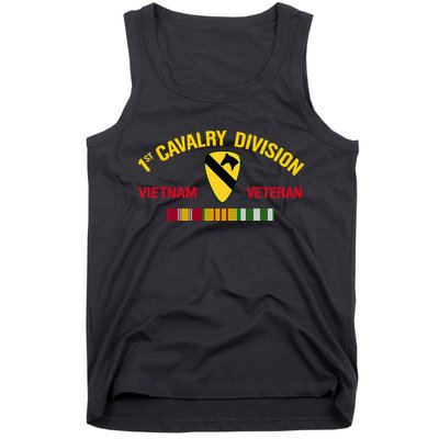 1st Cavalry Division Vietnam Veteran 1st Air Cav In Vietnam Tank Top