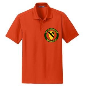 1st Cavalry Division Veteran Always A Soldier Military Xmas Dry Zone Grid Polo