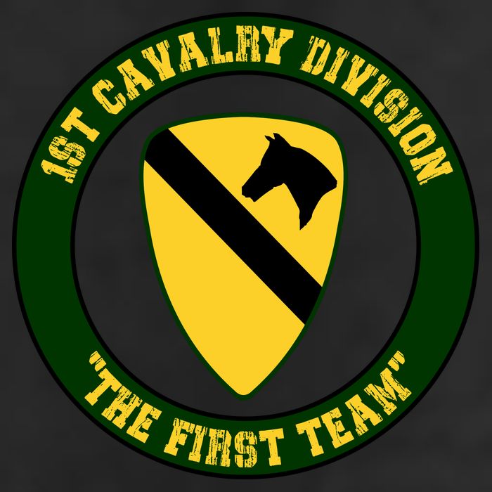 1st Cavalry Division Veteran Always A Soldier Military Xmas Cool Comfort Performance Bucket Hat