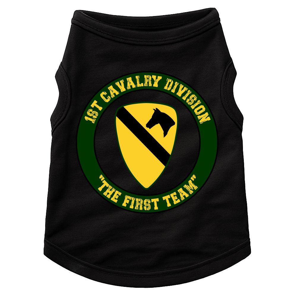 1st Cavalry Division Veteran Always A Soldier Military Xmas Doggie Tank