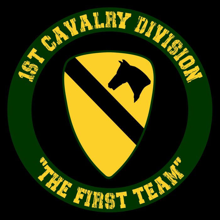 1st Cavalry Division Veteran Always A Soldier Military Xmas 16 in Basic Backpack