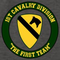 1st Cavalry Division Veteran Always A Soldier Military Xmas Vector Backpack