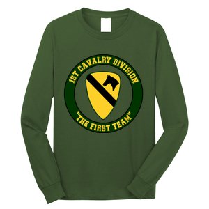 1st Cavalry Division Veteran Always A Soldier Military Xmas Long Sleeve Shirt