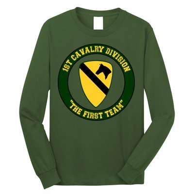 1st Cavalry Division Veteran Always A Soldier Military Xmas Long Sleeve Shirt
