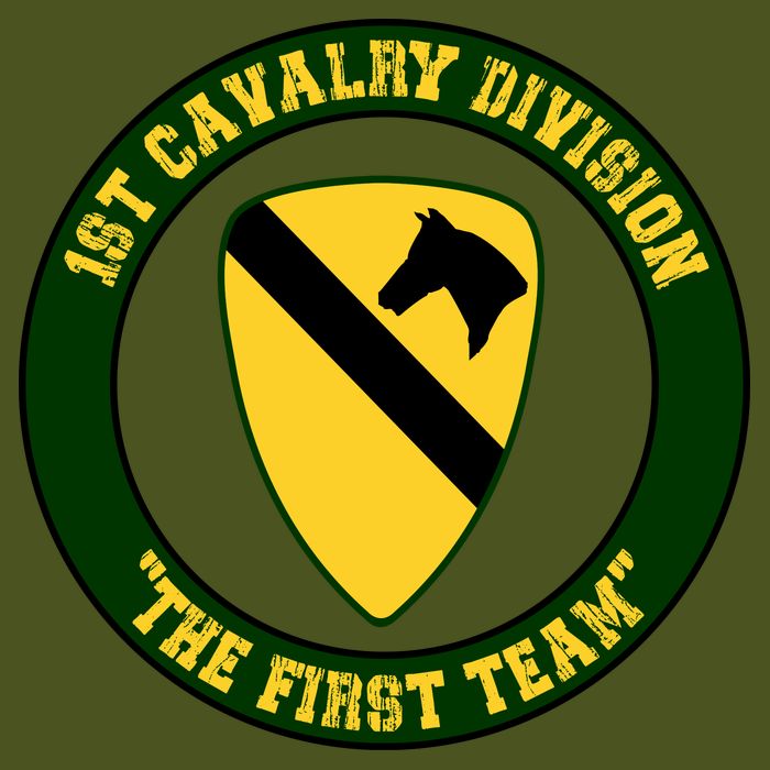 1st Cavalry Division Veteran Always A Soldier Military Xmas Backpack