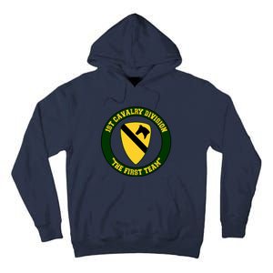 1st Cavalry Division Veteran Always A Soldier Military Xmas Tall Hoodie