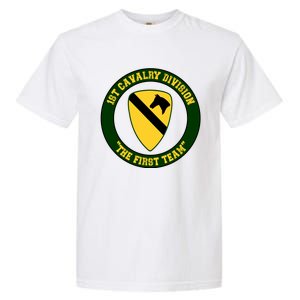 1st Cavalry Division Veteran Always A Soldier Military Xmas Garment-Dyed Heavyweight T-Shirt