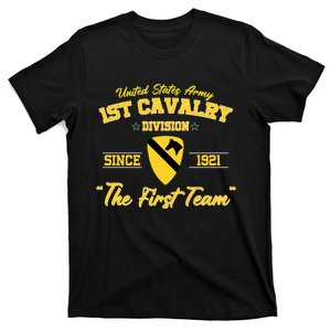 1st Cavalry Division Veteran Always A Soldier Military Xmas T-Shirt