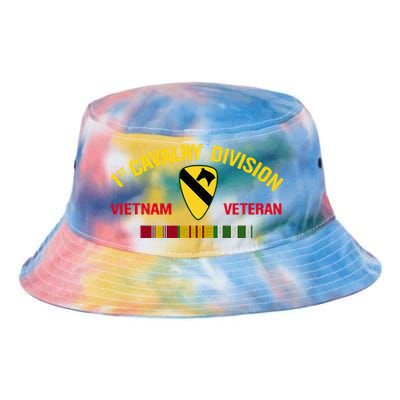 1st Cavalry Division Vietnam Veteran 1st Air Cav In Vietnam Tie Dye Newport Bucket Hat