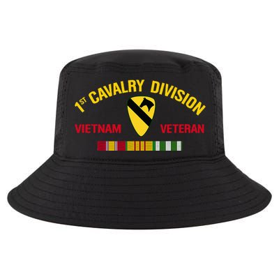 1st Cavalry Division Vietnam Veteran 1st Air Cav In Vietnam Cool Comfort Performance Bucket Hat