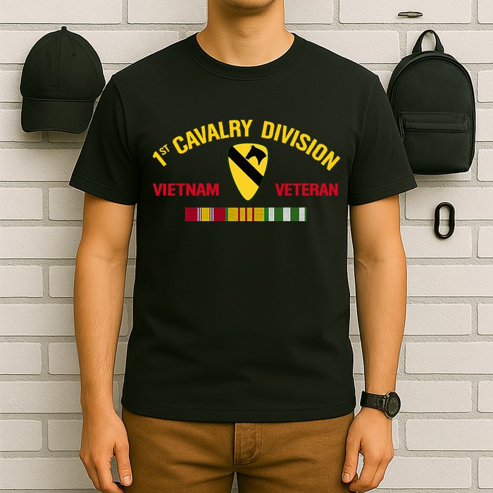 1st Cavalry Division Vietnam Veteran 1st Air Cav In Vietnam T-Shirt