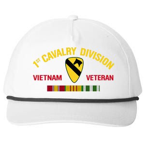 1st Cavalry Division Vietnam Veteran 1st Air Cav In Vietnam Snapback Five-Panel Rope Hat