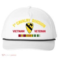 1st Cavalry Division Vietnam Veteran 1st Air Cav In Vietnam Snapback Five-Panel Rope Hat