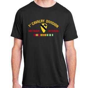 1st Cavalry Division Vietnam Veteran 1st Air Cav In Vietnam Adult ChromaSoft Performance T-Shirt