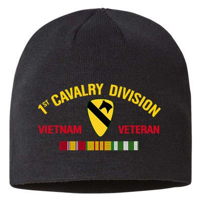 1st Cavalry Division Vietnam Veteran 1st Air Cav In Vietnam Sustainable Beanie