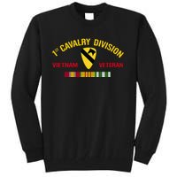 1st Cavalry Division Vietnam Veteran 1st Air Cav In Vietnam Tall Sweatshirt