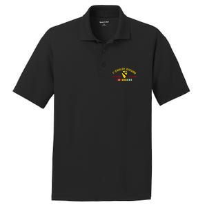 1st Cavalry Division Vietnam Veteran 1st Air Cav In Vietnam PosiCharge RacerMesh Polo