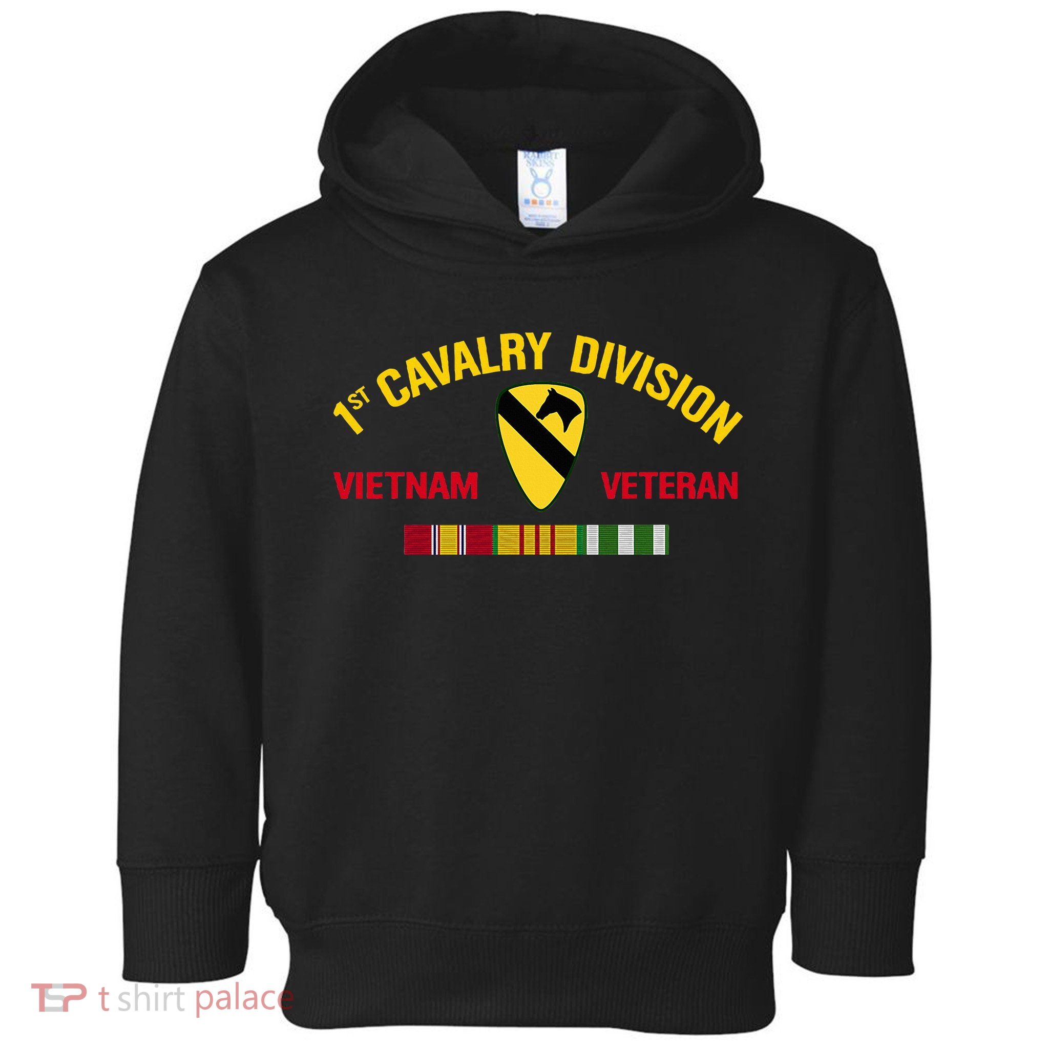1st Cavalry Division Vietnam Veteran 1st Air Cav In Vietnam Toddler Hoodie