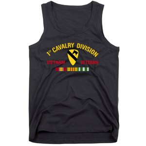 1st Cavalry Division Vietnam Veteran 1st Air Cav In Vietnam Tank Top