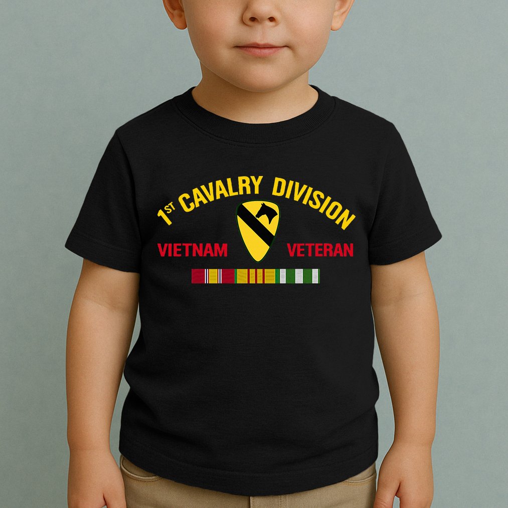 1st Cavalry Division Vietnam Veteran 1st Air Cav In Vietnam Toddler T-Shirt