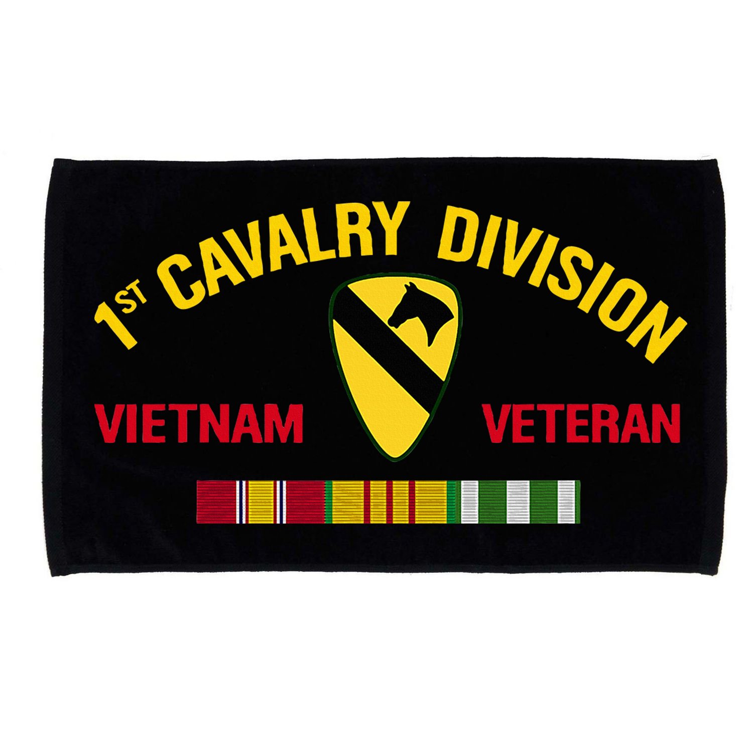 1st Cavalry Division Vietnam Veteran 1st Air Cav In Vietnam Microfiber Hand Towel