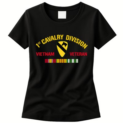 1st Cavalry Division Vietnam Veteran 1st Air Cav In Vietnam Womens T-Shirt