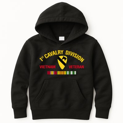 1st Cavalry Division Vietnam Veteran 1st Air Cav In Vietnam Kids Hoodie