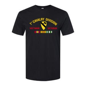 1st Cavalry Division Vietnam Veteran 1st Air Cav In Vietnam Softstyle CVC T-Shirt