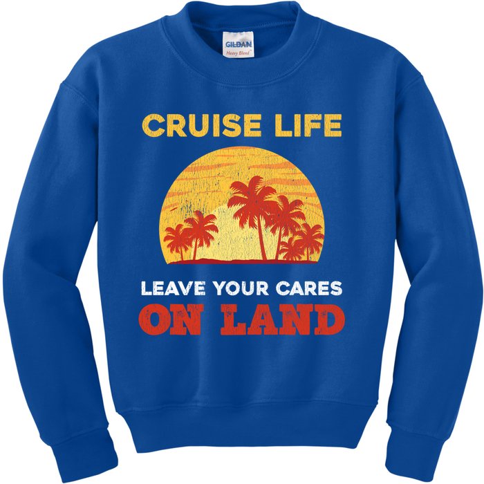 1St Cruise Design For Fist Time Cruisers Gift Kids Sweatshirt