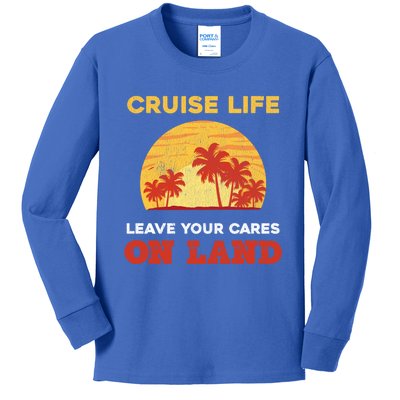 1St Cruise Design For Fist Time Cruisers Gift Kids Long Sleeve Shirt