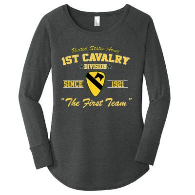 1st Cavalry Division Women's Perfect Tri Tunic Long Sleeve Shirt