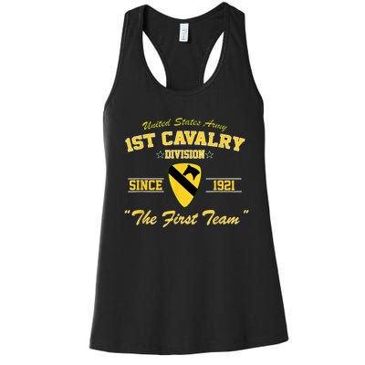 1st Cavalry Division Women's Racerback Tank