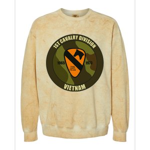 1st Cavalry Division Vietnam Colorblast Crewneck Sweatshirt