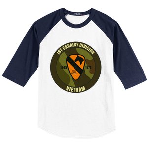 1st Cavalry Division Vietnam Baseball Sleeve Shirt