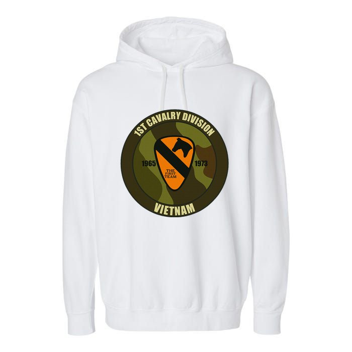 1st Cavalry Division Vietnam Garment-Dyed Fleece Hoodie