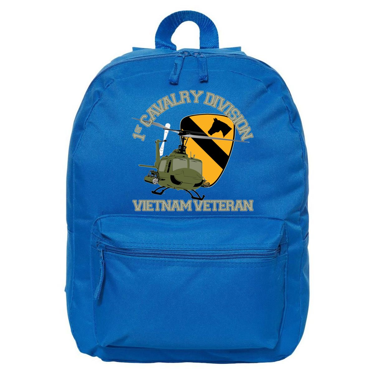 1st Cavalry Division Vietnam Veteran Uh1 Gunship Veteran Day Gift 16 in Basic Backpack