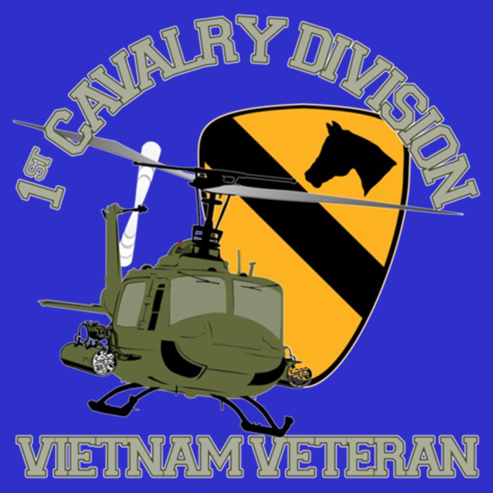 1st Cavalry Division Vietnam Veteran Uh1 Gunship Veteran Day Gift 16 in Basic Backpack