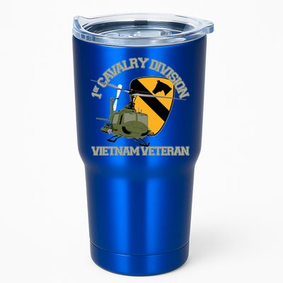 1st Cavalry Division Vietnam Veteran Uh1 Gunship Veteran Day Gift Tumbler