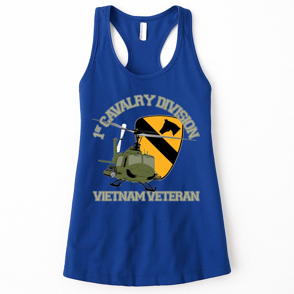1st Cavalry Division Vietnam Veteran Uh1 Gunship Veteran Day Gift Womens Tank Top