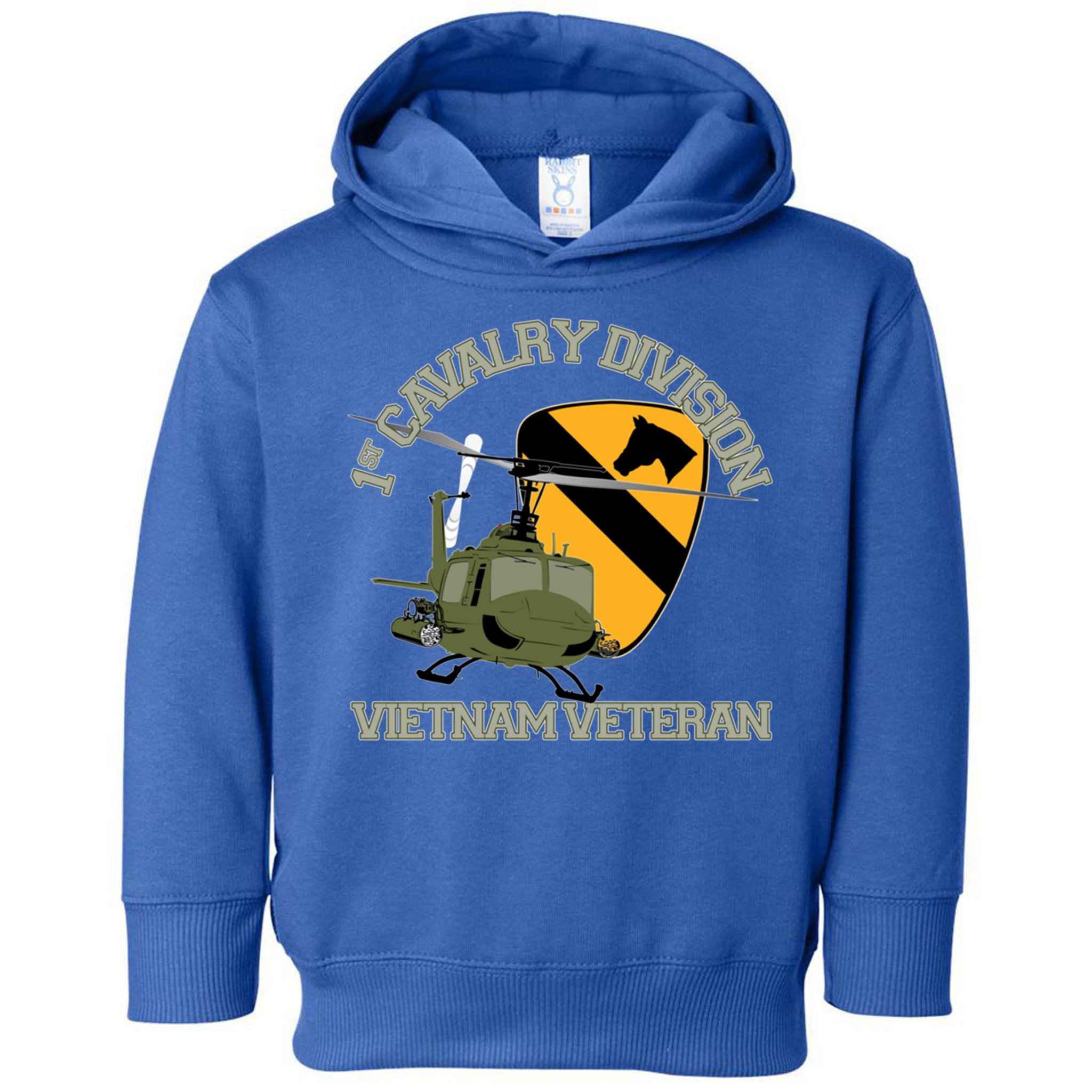 1st Cavalry Division Vietnam Veteran Uh1 Gunship Veteran Day Gift Toddler Hoodie