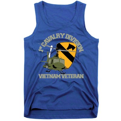 1st Cavalry Division Vietnam Veteran Uh1 Gunship Veteran Day Gift Tank Top