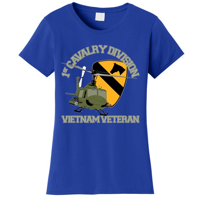 1st Cavalry Division Vietnam Veteran Uh1 Gunship Veteran Day Gift Women's T-Shirt