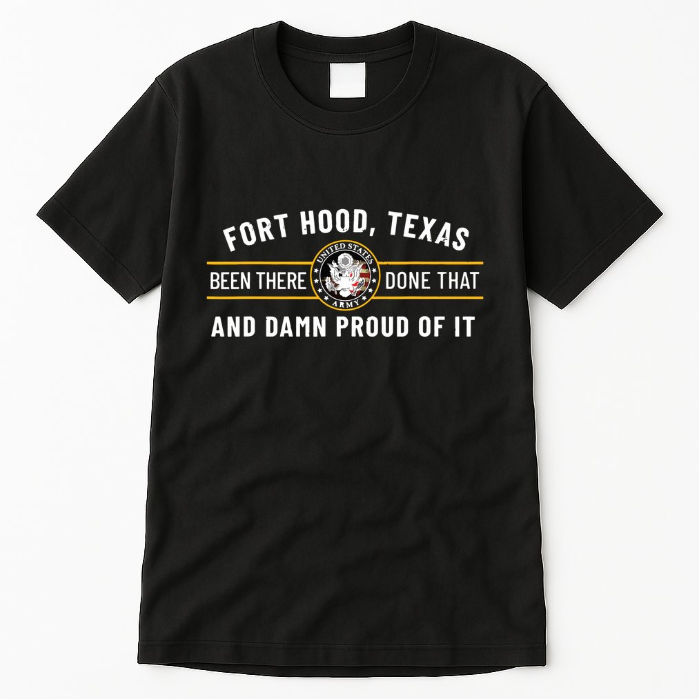 1st Cavalry Division Fort Hood Texas Veteran Gift Tall T-Shirt
