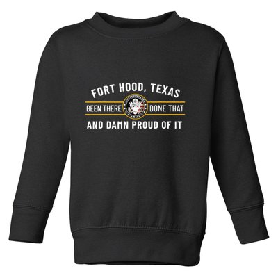 1st Cavalry Division Fort Hood Texas Veteran Gift Toddler Sweatshirt