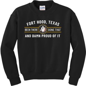 1st Cavalry Division Fort Hood Texas Veteran Gift Kids Sweatshirt