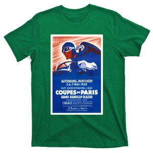 1939 Coupes De Paris Grand Prix Racing Poster T-Shirt